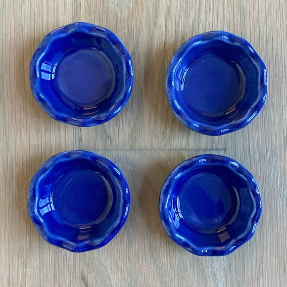 Set of 4 Emile Henry Mini Tart Dishes - Picture 1 of 5